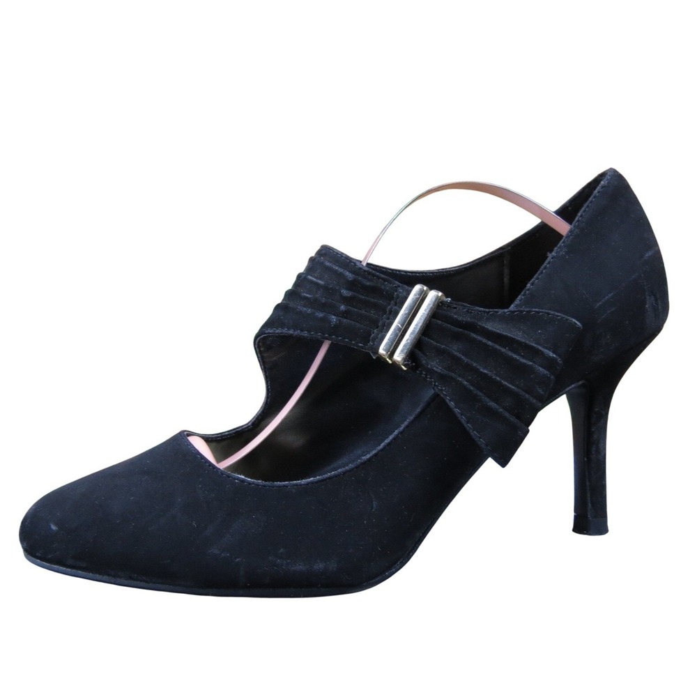 Impo Tobi Women's 8 Black Synthetic Heels Dress Pumps Elegant Comfortable